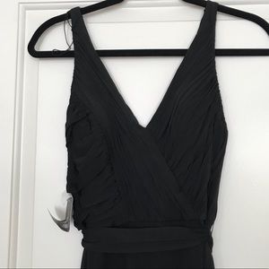 Ruched Top Jersey Evening Gown